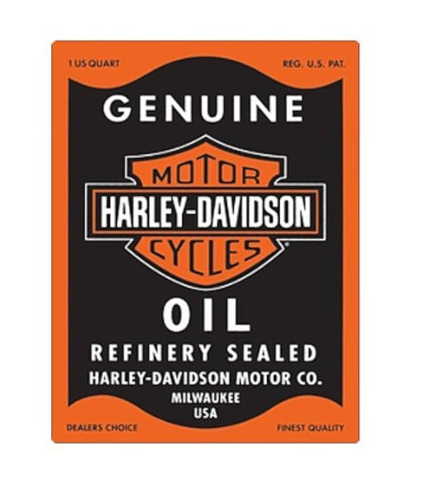 Amazon.com: Harley-Davidson Genuine Motor Oil Can Rectangle